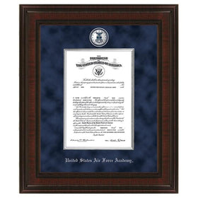 USAFA Excelsior Diploma Frame Comm Cert Shot #1