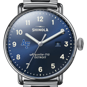 USAFA Shinola Watch, The Canfield 43mm Blue Dial Shot #1