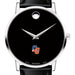 USCGA Men's Movado Museum with Leather Strap