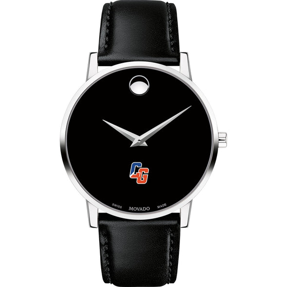 USCGA Men&#39;s Movado Museum with Leather Strap Shot #2