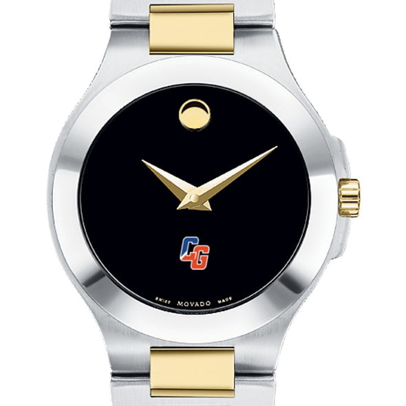 USCGA Women&#39;s Movado Collection Two-Tone Watch with Black Dial Shot #1