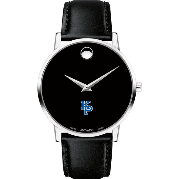 USMMA Men&#39;s Movado Museum with Leather Strap Shot #2