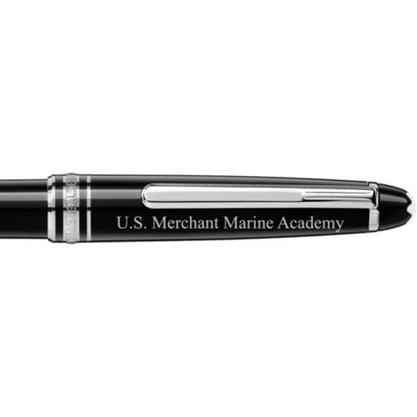 USMMA Montblanc Meisterstück Classique Ballpoint Pen in Platinum Shot #2