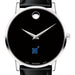 USNA Men's Movado Museum with Leather Strap