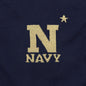 USNA Navy Blue and Gold Letter Sweater by M.LaHart Shot #2