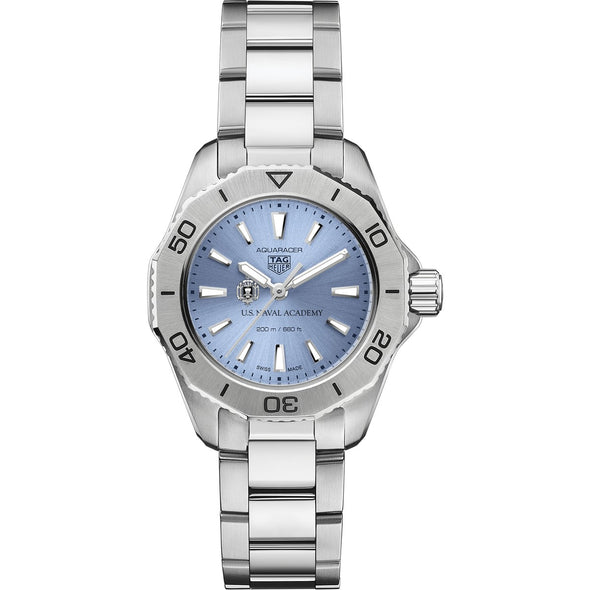 USNA Women&#39;s TAG Heuer Steel Aquaracer with Blue Sunray Dial Shot #2