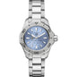 USNA Women's TAG Heuer Steel Aquaracer with Blue Sunray Dial Shot #2