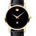 USNI Women's Movado Gold Museum Classic Leather