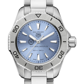 USNI Women&#39;s TAG Heuer Steel Aquaracer with Blue Sunray Dial Shot #1