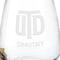 UT Dallas Stemless Wine Glasses - Set of 4 Shot #3