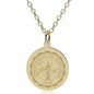 UVA 18K Gold Pendant & Chain Shot #1