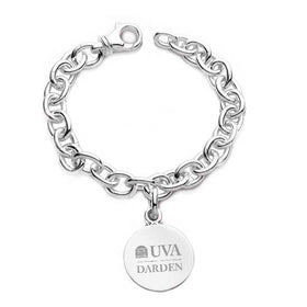 UVA Darden Sterling Silver Charm Bracelet Shot #1