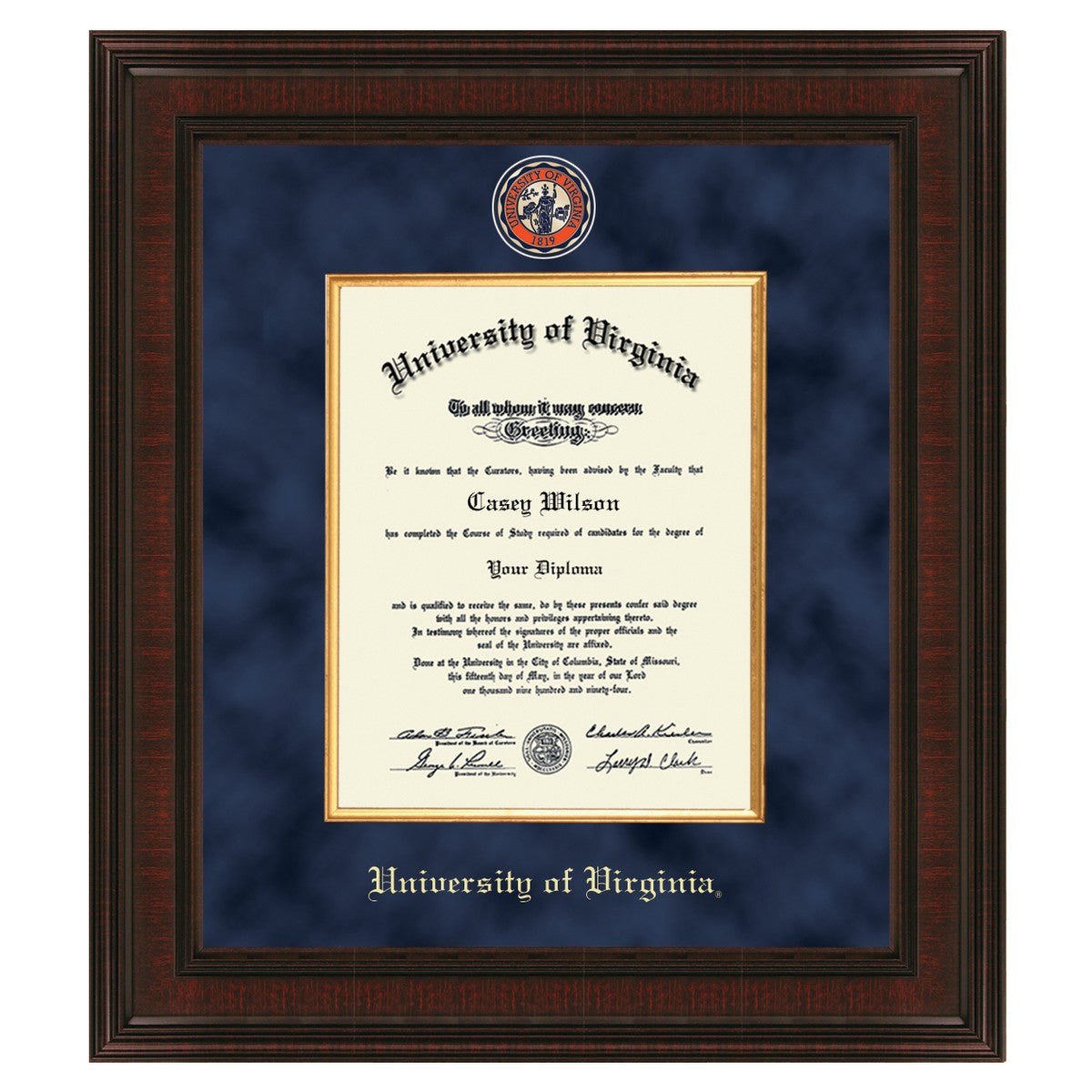 コレクション diploma University of Virginia Diploma Frame - Excelsior Graduation Gift