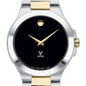 UVA Men's Movado Collection Two-Tone Watch with Black Dial Shot #1