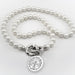 UVA Pearl Necklace with Sterling Silver Charm