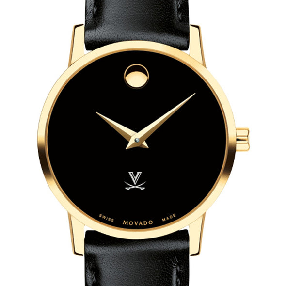 UVA Women&#39;s Movado Gold Museum Classic Leather Shot #1
