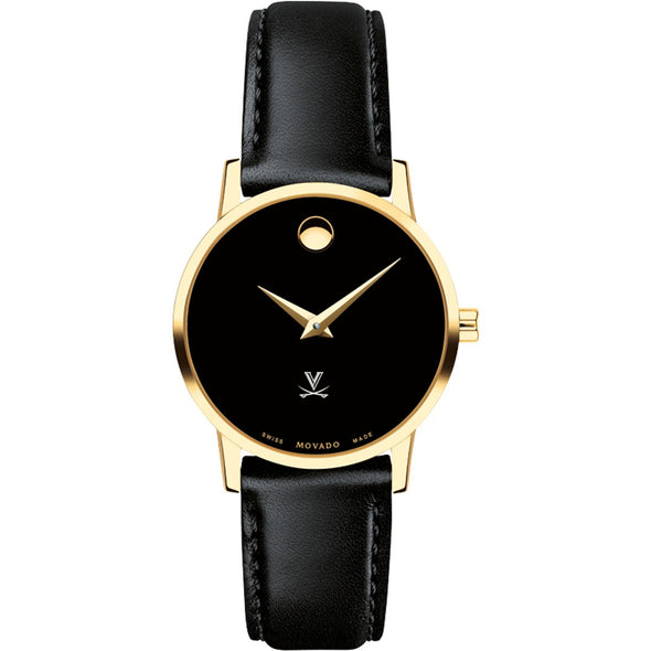 UVA Women&#39;s Movado Gold Museum Classic Leather Shot #2
