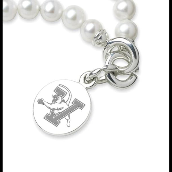 UVM Pearl Bracelet with Sterling Silver Charm Shot #2
