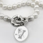 UVM Pearl Necklace with Sterling Silver Charm Shot #2