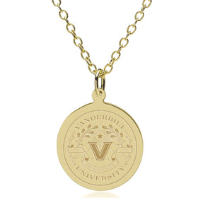 Vanderbilt 14K Gold Pendant &amp; Chain Shot #1