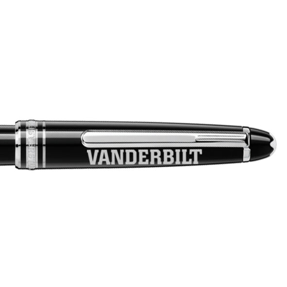 Vanderbilt Montblanc Meisterstück Classique Rollerball Pen in Platinum Shot #2