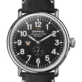 Vanderbilt Shinola Watch, The Runwell 47mm Black Dial Shot #1