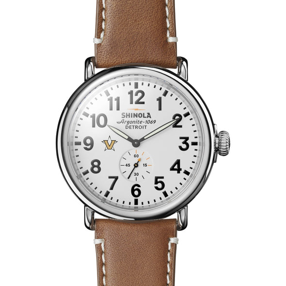 Vanderbilt Shinola Watch, The Runwell 47mm White Dial Shot #2
