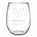 Vanderbilt Stemless Wine Glasses Made in the USA - Set of 4