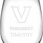Vanderbilt Stemless Wine Glasses Made in the USA - Set of 4 Shot #3