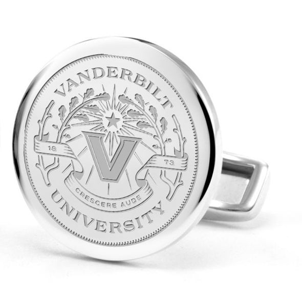 Vanderbilt University Cufflinks in Sterling Silver Shot #2