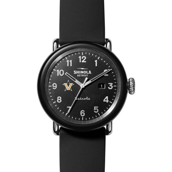Vanderbilt University Shinola Watch, The Detrola 43mm Black Dial at M.LaHart &amp; Co. Shot #2