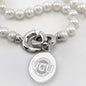 VCU Pearl Necklace with Sterling Silver Charm Shot #2