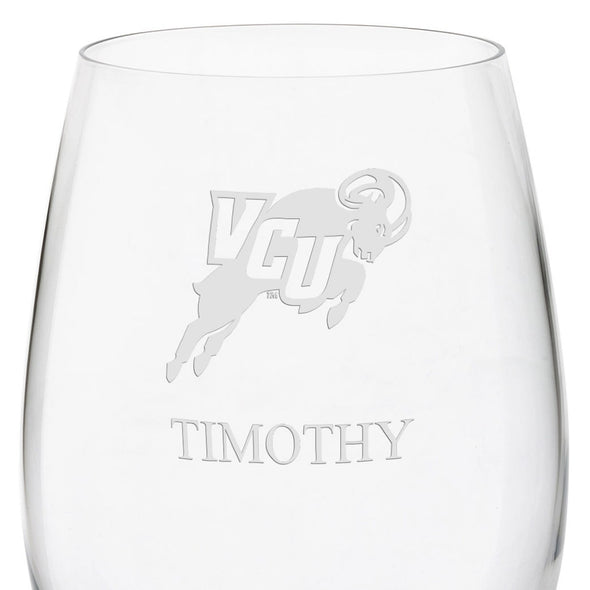 VCU Red Wine Glasses - Set of 4 Shot #3