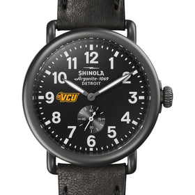 VCU Shinola Watch, The Runwell 41mm Black Dial Shot #1