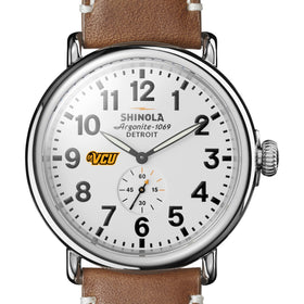 VCU Shinola Watch, The Runwell 47mm White Dial Shot #1