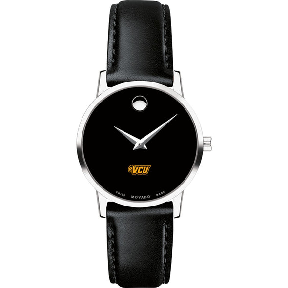 VCU Women&#39;s Movado Museum with Leather Strap Shot #2