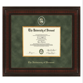 Vermont Diploma Frame - Excelsior Shot #1