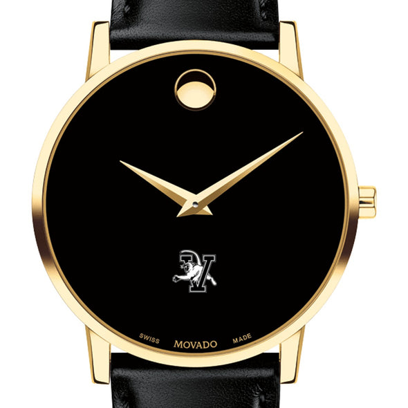 Vermont Men&#39;s Movado Gold Museum Classic Leather Shot #1