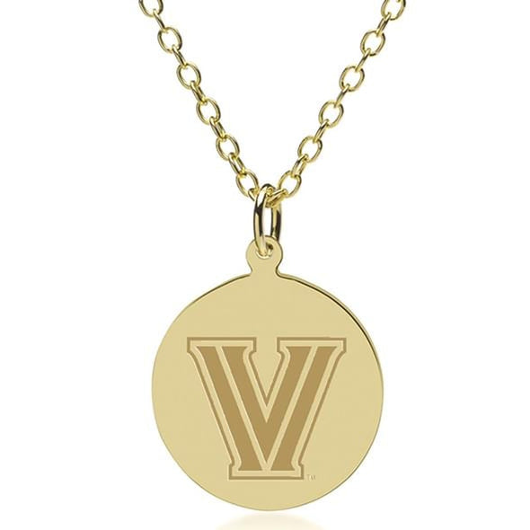 Villanova 14K Gold Pendant &amp; Chain Shot #1