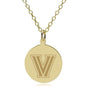 Villanova 14K Gold Pendant & Chain Shot #1