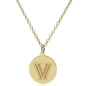 Villanova 14K Gold Pendant & Chain Shot #2