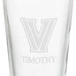 Villanova University 16 oz Pint Glass- Set of 2 Shot #3