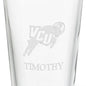 Virginia Commonwealth University 16 oz Pint Glass- Set of 4 Shot #3
