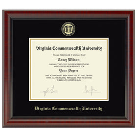 Virginia Commonwealth University Diploma Frame, the Fidelitas Shot #1
