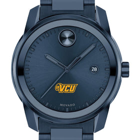Virginia Commonwealth University Men&#39;s Movado BOLD Blue Ion with Date Window Shot #1