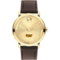 Virginia Commonwealth University Men's Movado BOLD Gold with Chocolate Leather Strap Shot #2