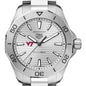 Virginia Tech Men's TAG Heuer Steel Aquaracer with Silver Dial Shot #1