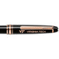 Virginia Tech Montblanc Meisterstück Classique Ballpoint Pen in Red Gold Shot #2