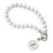 Virginia Tech Pearl Bracelet with Sterling Silver Charm
