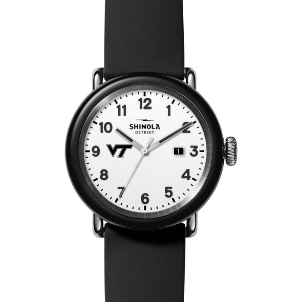 Virginia Tech Shinola Watch, The Detrola 43mm White Dial at M.LaHart &amp; Co. Shot #2